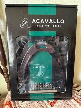 Acavallo Charcoal Aluminum Safety Stirrups Brand New!!!!